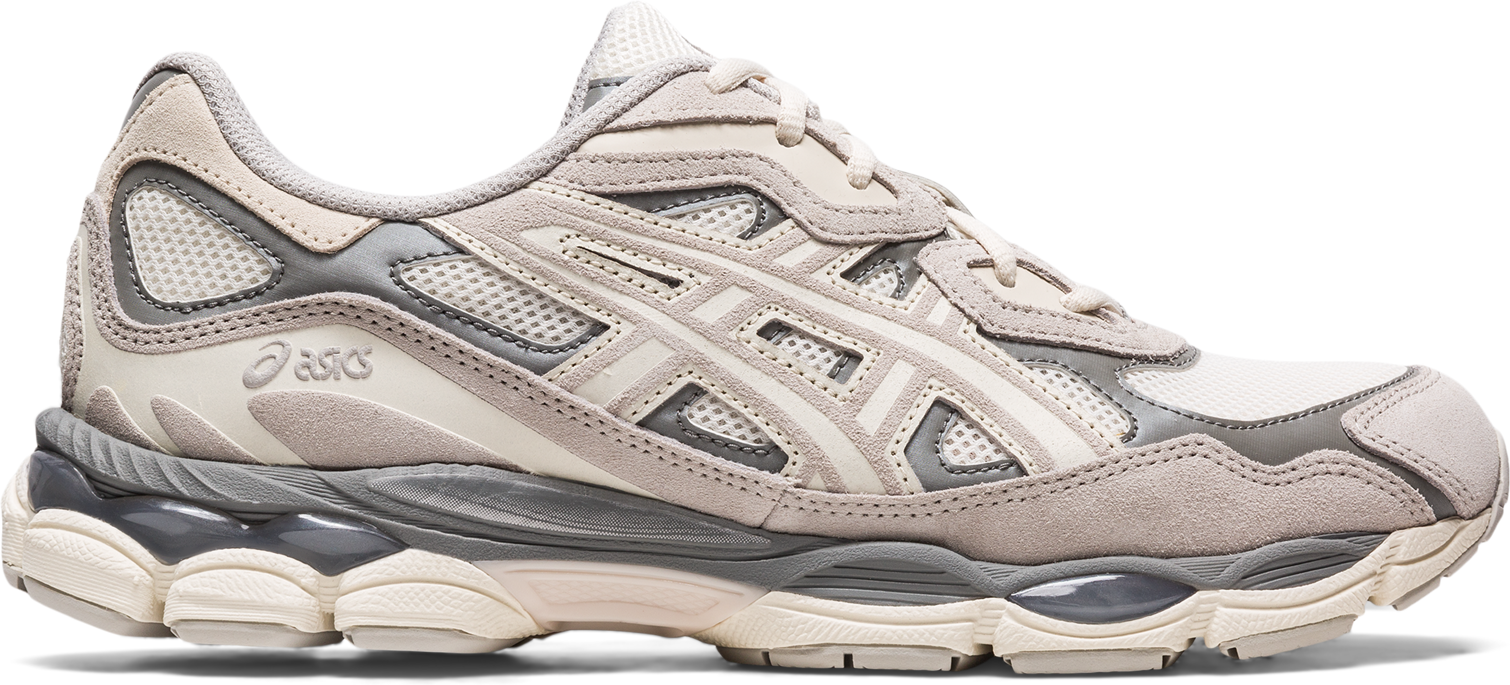 Sneaker ASICS SPORTSTYLE "GEL-NYC", Damen, Gr. 42, beige (cream), Synthetik, Textil, Schuhe Sneaker, Mittelsohle mit leichtem Foam und GEL Technologie-Einsätzen cream 42