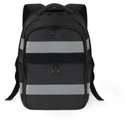 DICOTA Rucksack Reflektierend 25 Liter Schwarz
