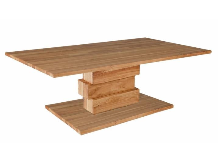Couchtisch ANSGAR, wildeiche, Massivholz