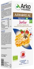 Arkopharma Arkoreal Protect Junior Bio 140 ml Morango