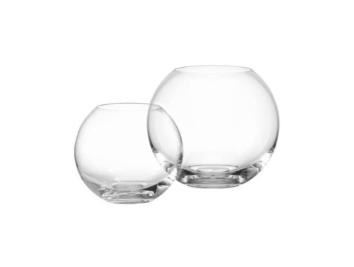Dekovase LEONARDO Vase Boccia 15 cm Transpar , transparent, B:15cm H:13cm, Glas, Vasen, Dekovase