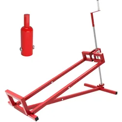 Wiltec, Zubehör Gartenmaschinen, Hebevorrichtung Aufsitzmäher 250kg inkl. Adapter Reinigungshilfe Rasentraktor (Rasentraktor)
