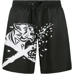 PLEIN SPORT Badehose, Größe XL in Schwarz 0201