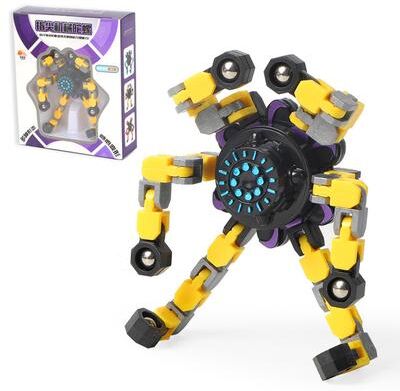 Discount Dollar Deals Fidget Spinner Chain Toys For Kids Adults Stress Relief Hand Spinner Sensory Fidget Gift yellow