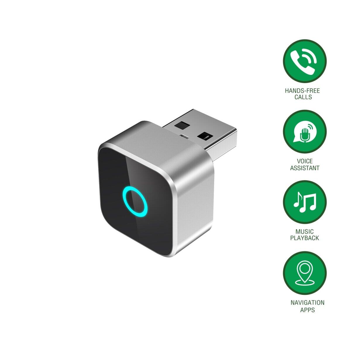 4smarts Wireless CarPlay / Android Auto Adapter, silber 541748