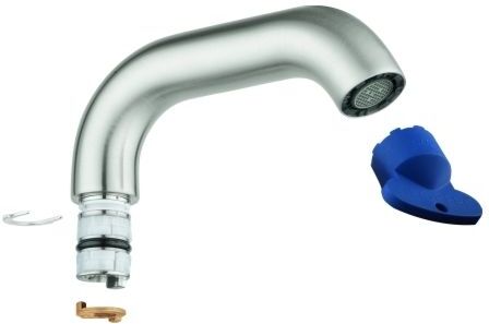 Grohe Rohrauslauf 13373 13373DC0 EH-Waschtischbatterie M-size supersteel
