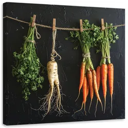 LEINWANDBILD Essen & Trinken 40x40cm
