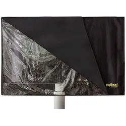 Python Series TV-Cover Indoor/Outdoor – wetterfester Universalschutz für Ihr TV oder Mo, TV Zubehör, Schwarz