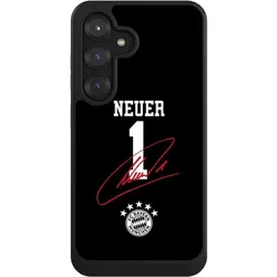 Nivocase Hülle für Samsung Galaxy S25 Handyhülle NIVOcore Case Schwarz FC Bayern München FCB Manuel Neuer (Samsung Galaxy S25), Smartphone Hülle, Schwarz