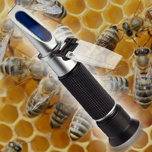Dripio Refractometer voor honing, Brix-waarde en vochtigheidsmeting, model R03