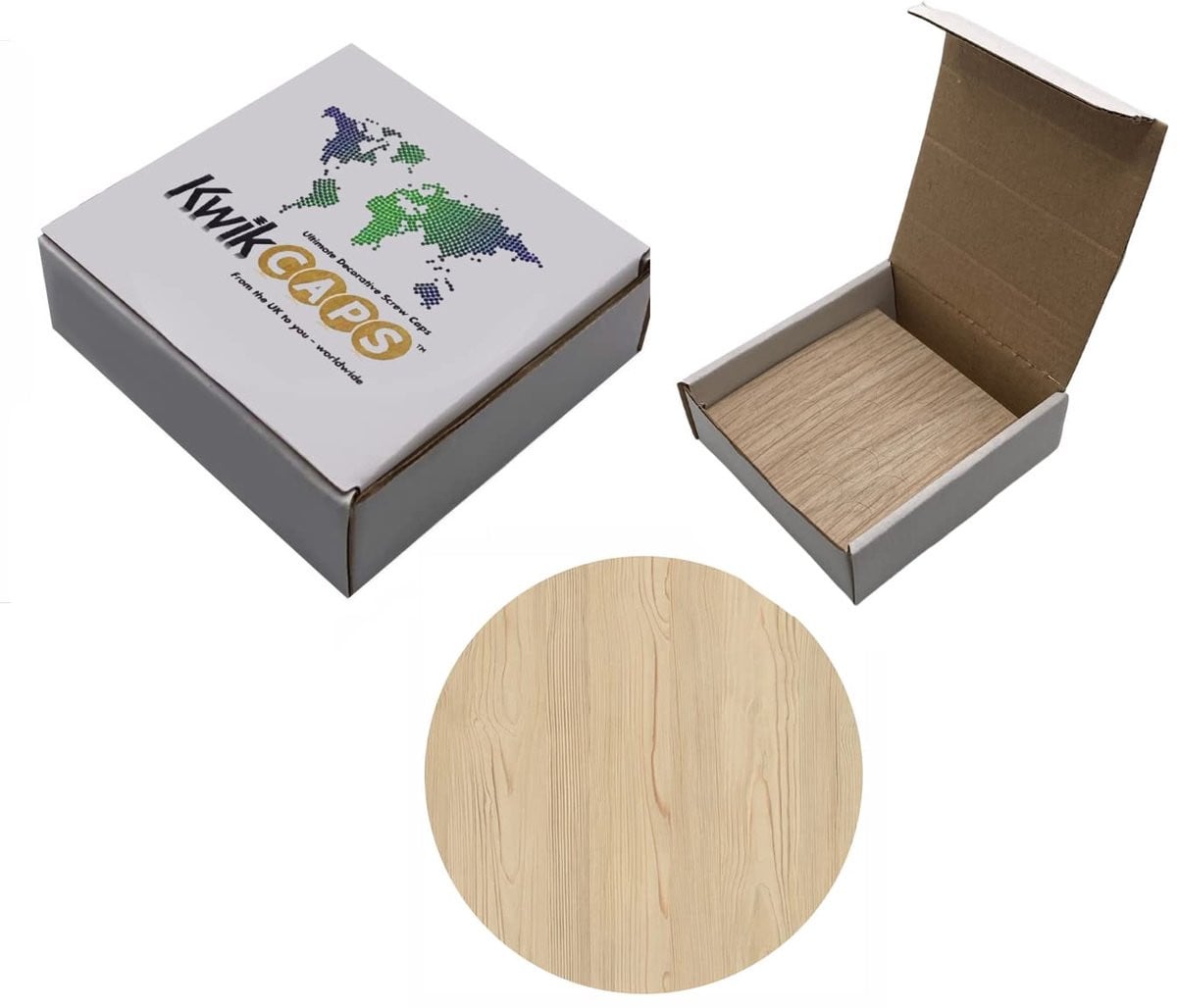 625 stuks Zelfklevende Schroef Covers voor Meubelafwerking - Champagne