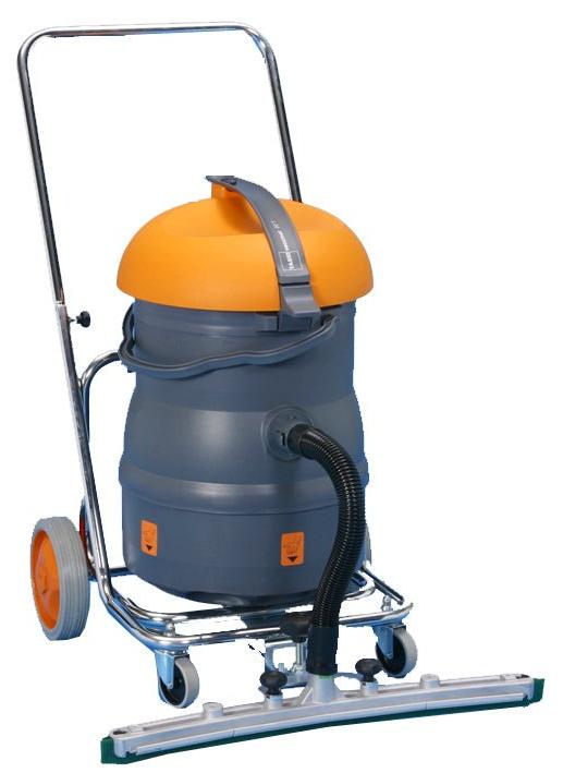 TASKI vacumat 22 T, Leistungsstarker Nass- und Trockensauger für mittelgroße Flächen mit Kippfahrwerk inklusive Fixomatdüse | Packung (1 Stück)
