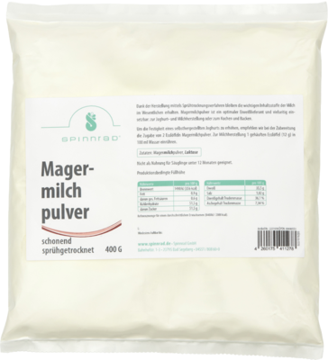 Spinnrad GmbH MAGERMILCHPULVER 400 g 00490553