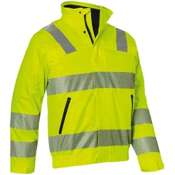 Warnschutz Regenjacke 2in1 "REFLECTIQ" - M - gelb