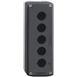 Schneider Electric XALD05CUST01 Leergehäuse XALD, 5 Bohrungen, Kunststoff, kundenspezifisch via Konfigurator