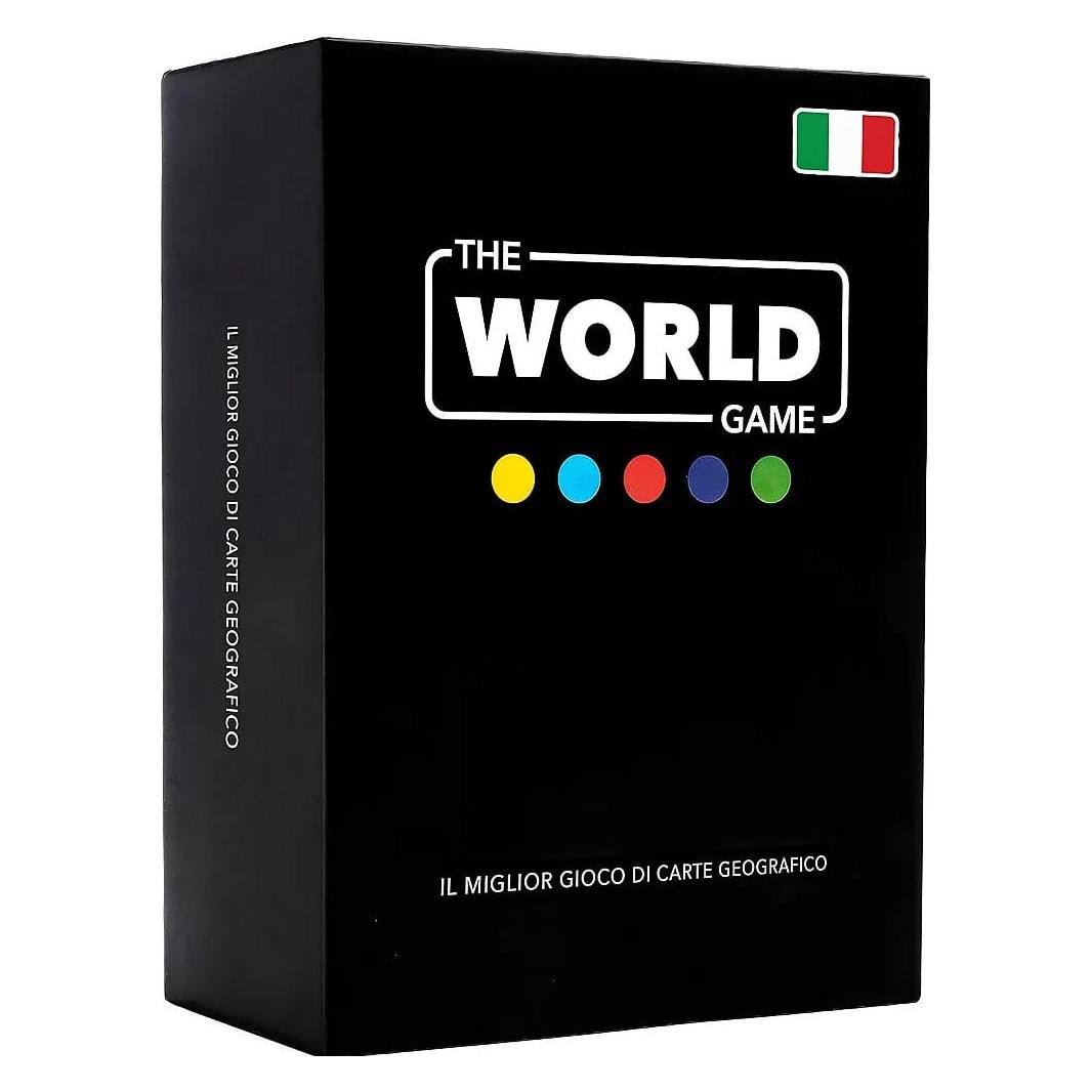 The World Game Gioco di Carte Geografia (Italienisch, 2 - 6 Spieler) (CG-2410-IT4)