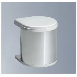 Hailo Einbauabfallsammler, Mono, 3515-01,KB 400, 15l, ER, Abfalleimer, Weiss