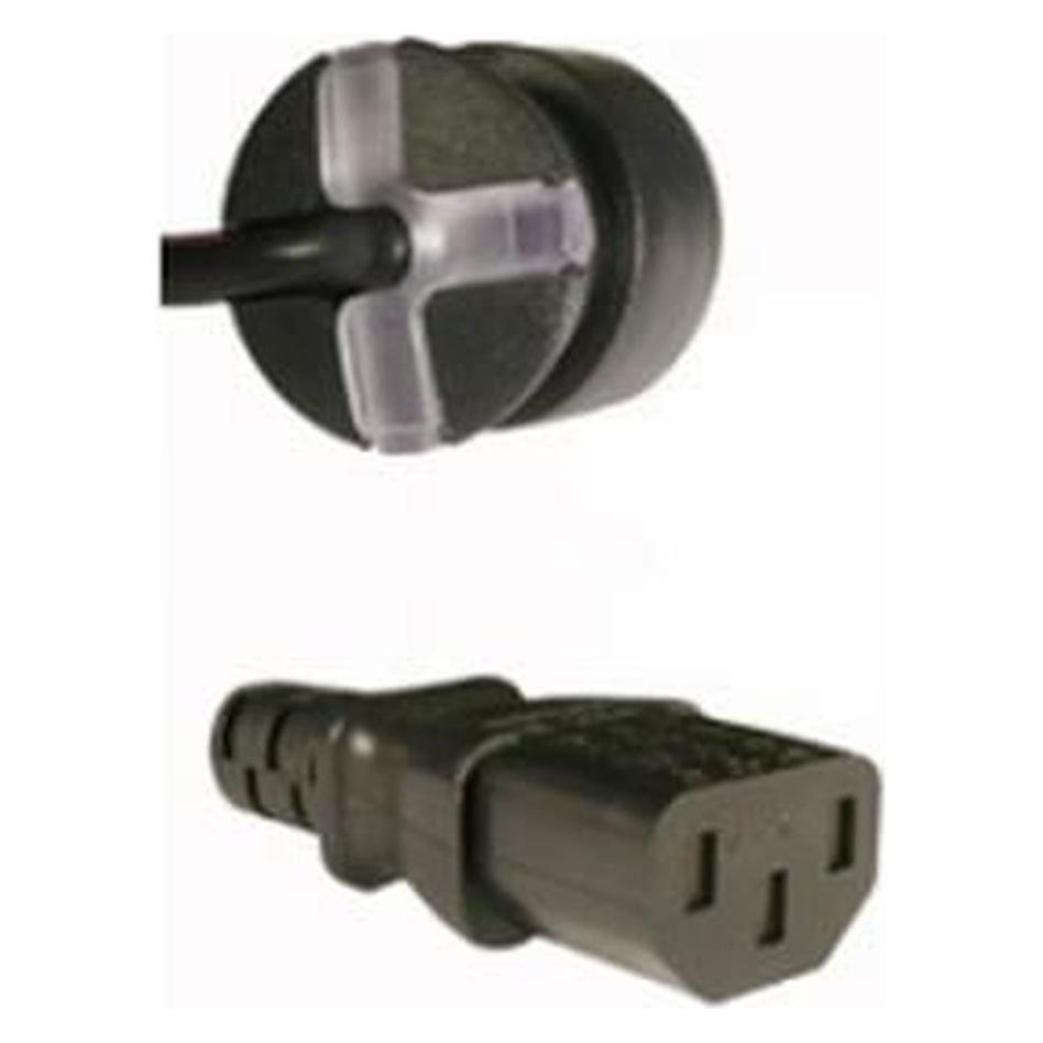 Mercodan SmarTplug DK-netkabel sort (3 m) (921542)