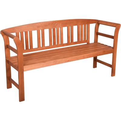 Gartenbank GARDEN PLEASURE "Harland", braun, B:157cm H:82,2cm T:45cm, Holz, Sitzbänke, Gartenbank