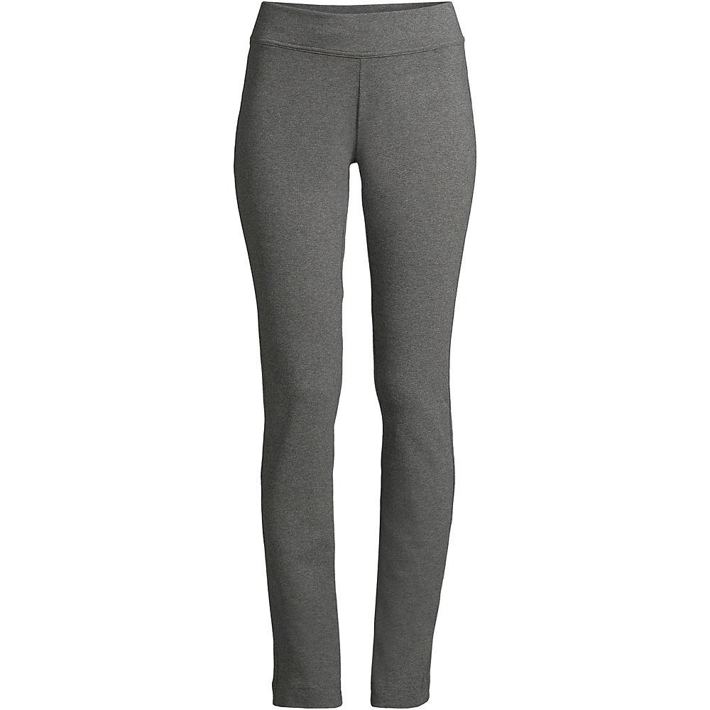 Slim Fit Starfish Jersey-Freizeithose in Plus-Größe, Damen, size: plus, Grau, Elasthan/Baumwoll-Mischung, by Lands' End