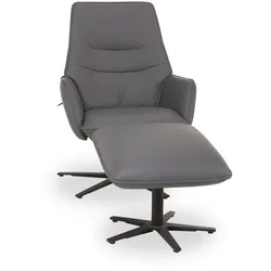 Hocker himolla FICHTELBERG (BHT 49x43x49 cm) - grau - BHT 49x43x49 cm