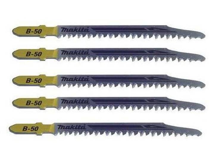 Lot de 5 Lames MAKITA B-06460 B50 Super Express Bois