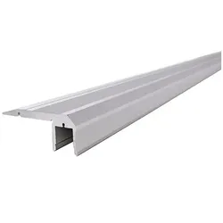 Deko-Light Reprofil Treppenstufen-Profil AL-02-10 für 10-11.3mm LED Strips, Aluminium, eloxiert, 200cm, Silber D-970523