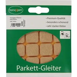 Parkettgleiter Premium 20 x 20mm Filz natur eck.selbstkl. - 542020