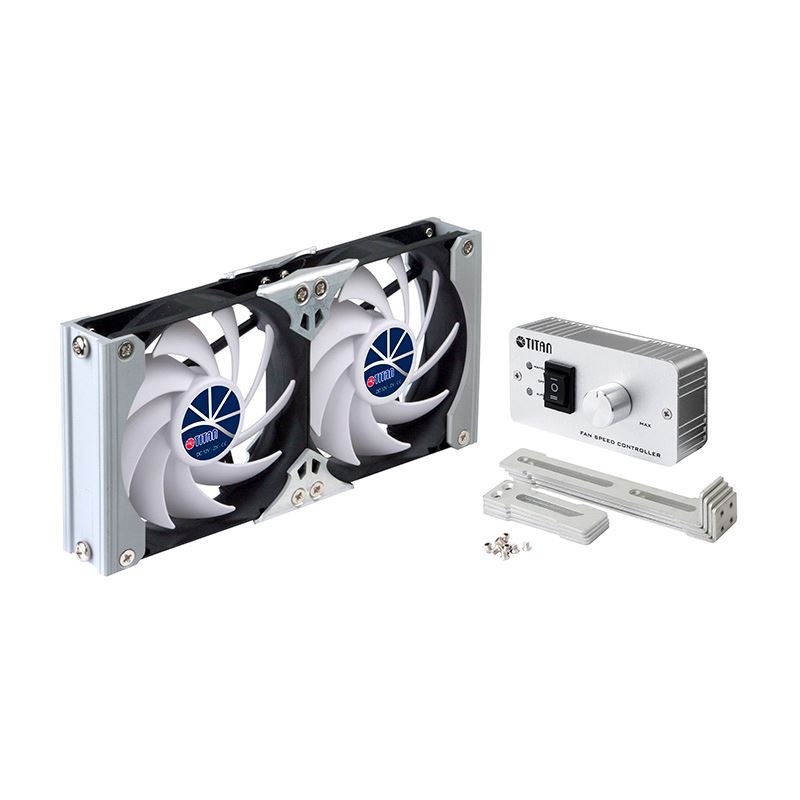 Titan TTC-SC09TZ(A) Mehrzweck Rack-Lüfter 92x92x25mm 1000-2600 U/min 25 dB(A) schwarz