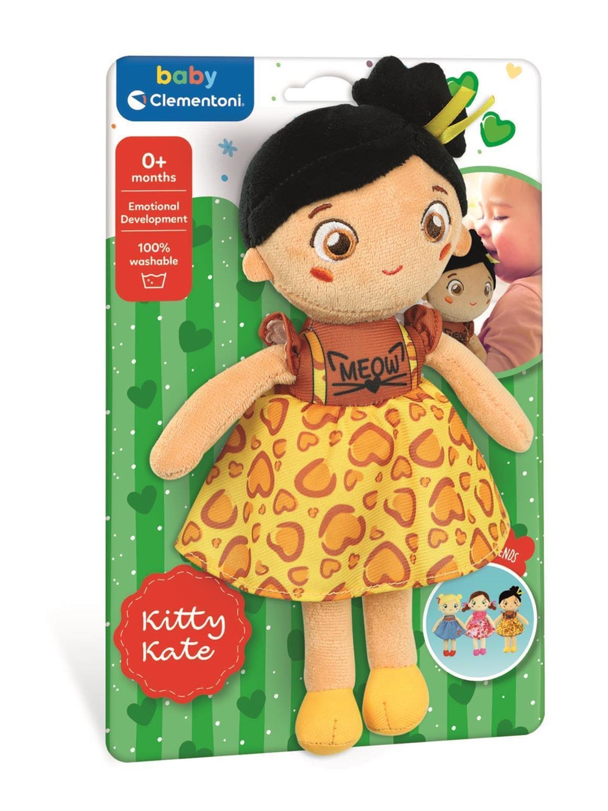 Clementoni Baby Soft Plush Doll Kitty Kate