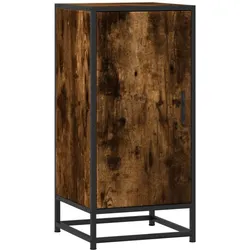 vidaXL Sideboard Räuchereiche 35,5x35x76 cm Holzwerkstoff und Metall
