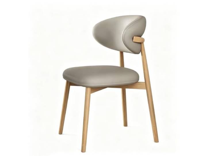 Esszimmerstuhl, Gepolsterte Esszimmer-Akzent-Beistellstühle, Event-Sitz Arbeits-Waschtischstuhl, Küchenstuhl Mit Massivholzrahmen, For Das Esszimmer Zu Hause(Light grey)