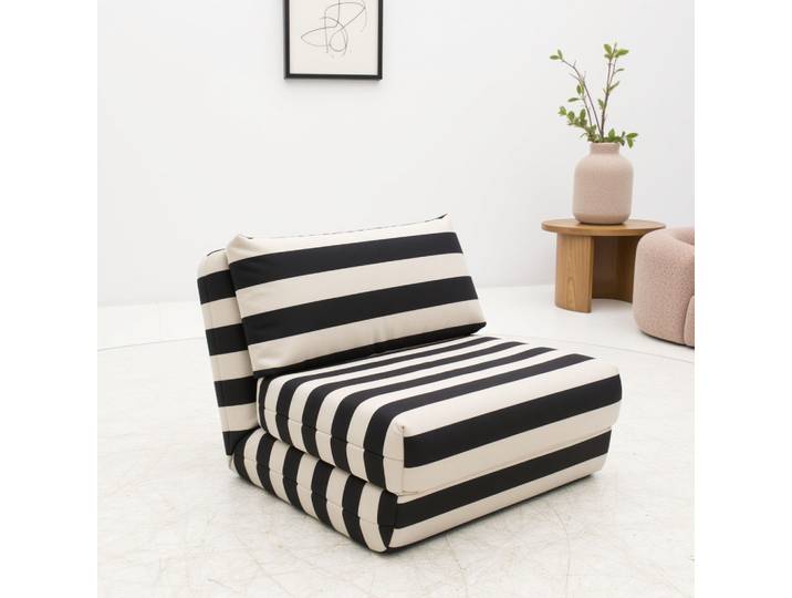 Sessel Amara , schwarz (wollweis, schwarz), B:88cm H:73cm T:98cm, 100% Polyester, LEGER HOME BY LENA GERCKE, Sessel, Sessel, Schlafsessel ausklappbar, Bettsessel, mit Rasterung