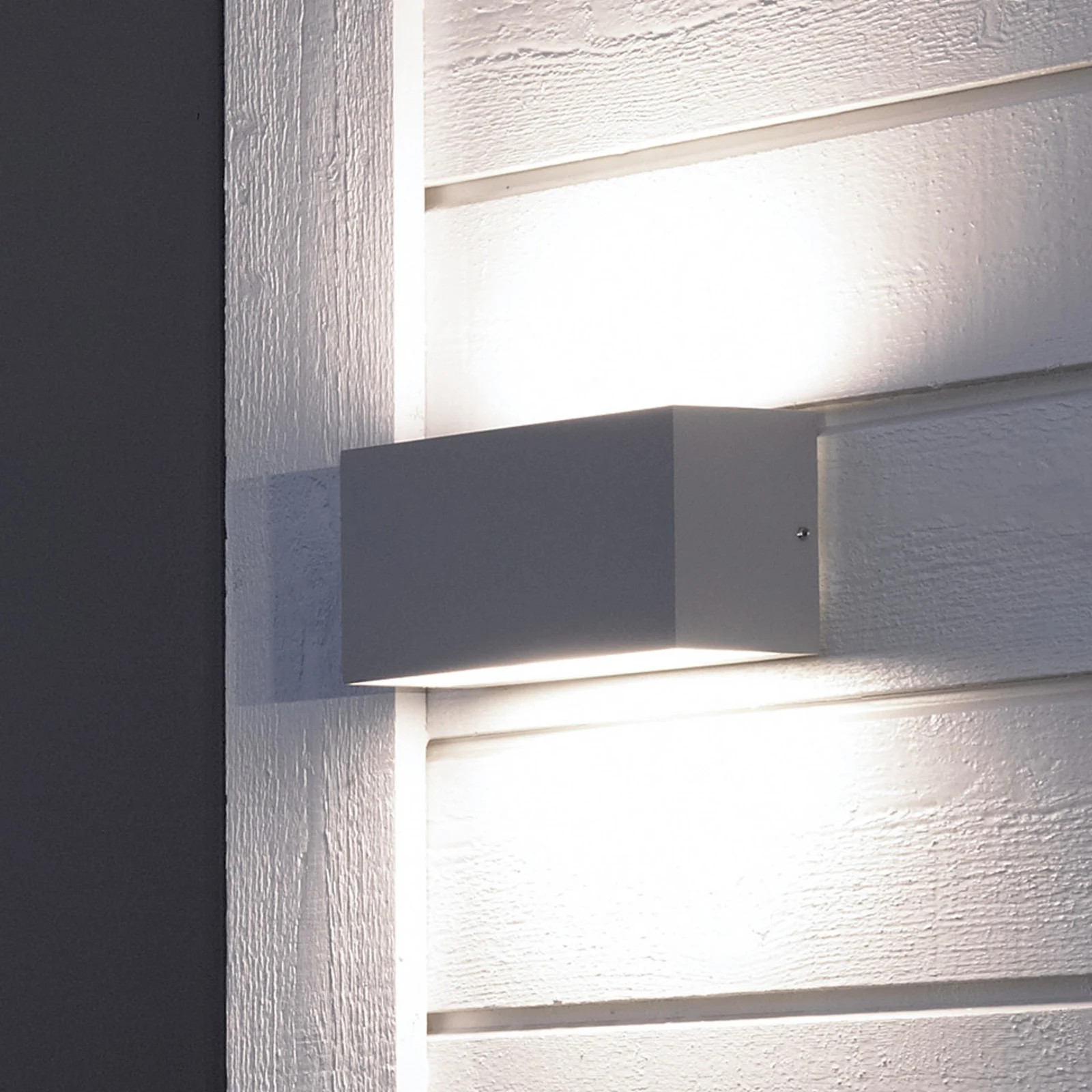 Norlys Asker Down LED Buiten Wandlamp - Aluminium - Verzinkt