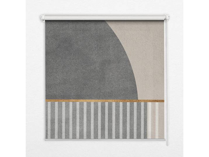 Tulup Innenrollo - Fensterrollo - Rollo - 90x140 cm - Zufallszahlen, Grau, Kunststoff, Rechteckig, 90x140x0.5 cm, Heimtextilien, Vorhänge, Rollos