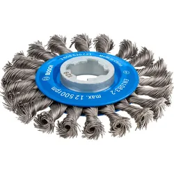 Bosch PRO Scheibenbürste Heavy for Metal X-LOCK, gezopft, 115 mm, 0,5 mm, 12 mm - 2608620731