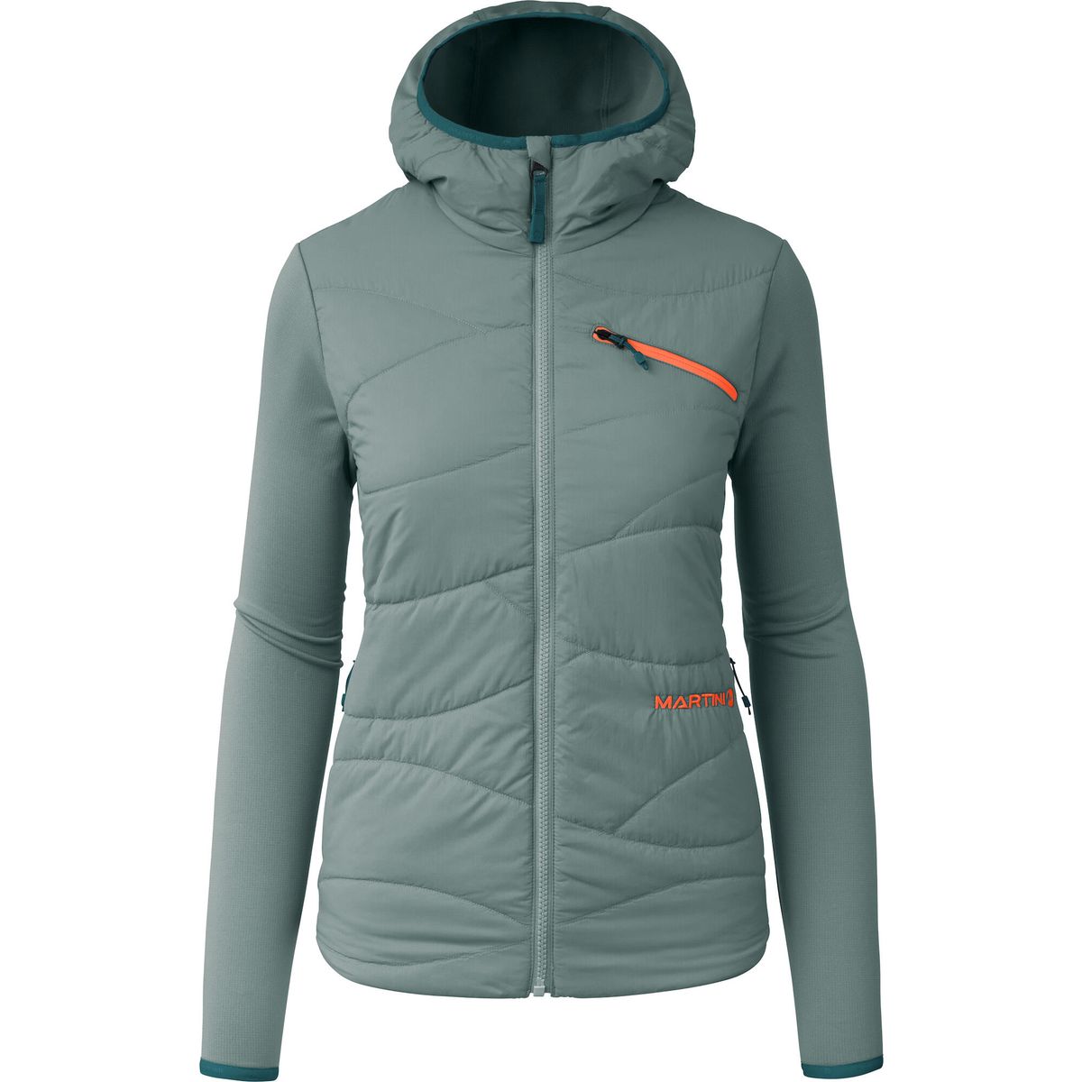 Martini Alpmate IN Hybrid Hooded Jacket W misty blue/misty blue (492/492) XXL JV7RC0575B-492/492-XXL