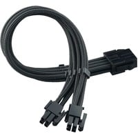 Strom-Verlängerungskabel SST-PP07E-EPS8B schwarz, 30cm