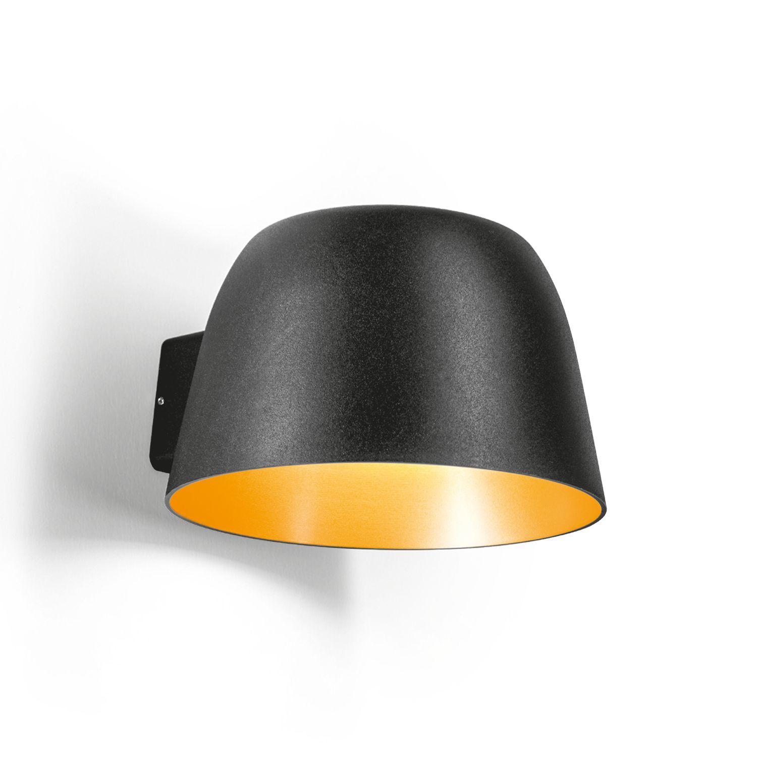 Wever & Ducré LED-Wandaußenleuchte SWAM OUTDOOR WALL SURF 2.0 - 2700KK schwarz-gold 746378K3 5404037334391