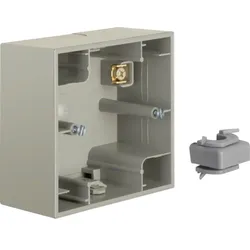 Berker 10417004 Aufputz-Gehäuse 1fach K.5 Edelstahl lack