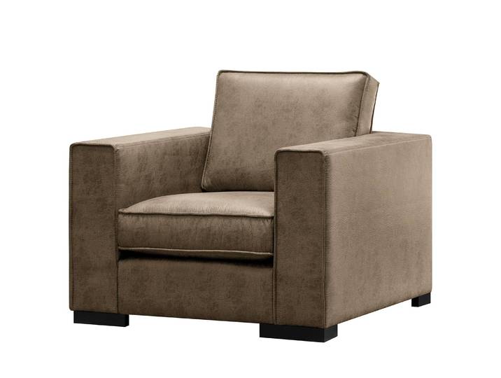 Sessel Locana Braun Microfaser Cheri 100 x 87 x 94cm