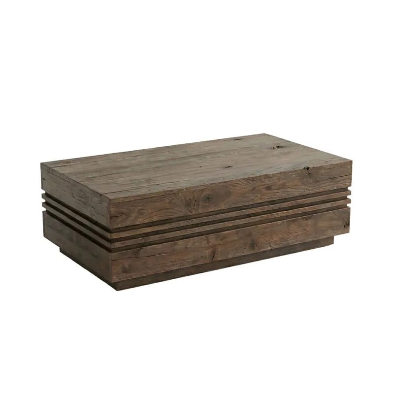 Label51 Salontafel Notch Espresso Mangohout 110 cm