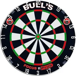 BULLS BULL'S Dartboard Focus II Plus Dart Board, Größe ONE SIZE in Schwarz Schwarz