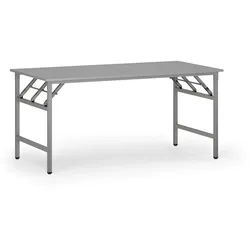 Klapptisch FAST READY, 160x80 cm, graues Gestell, grau