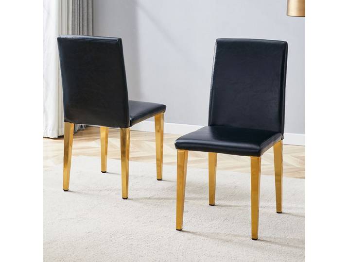Chaise de bureau Wohnzimmer u Hauteur totale 90 cm équipé de un coussin en mousse de 4 Passt perfekt in moderne Esszimer