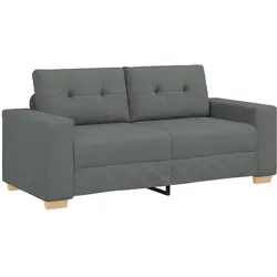 vidaXL Zweisitzer-Sofa Dunkelgrau 180x77x82 cm Stoff