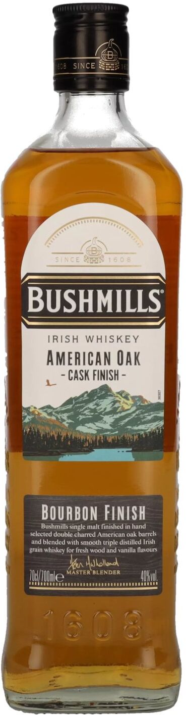 Bushmills Irish Whiskey American Oak BOURBON FINISH 40% Vol. 0,7l