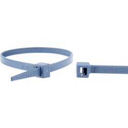 WKK 150126671 Kabelbinder 200 mm 4.80 mm Blau Detektierbar 100 St.