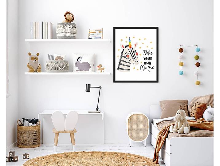 Tableau déco Make Your Own Magic 43 x 53cm Multicolore