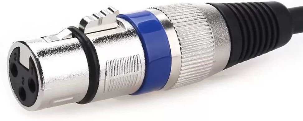 INF Câble Audio 6.5mm vers XLR - Connexion Microphone, Mixeur et Haut-Parleur 1 m